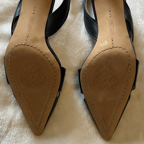 Vince Camuto Black Slingback Heels 8.5M - Picture 7 of 7